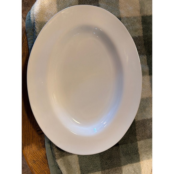Ceramica CE.PA. Other - Ceramica CE.PA. White Oval Serving Platter Hand Decorated Made in Italy 18 Inch